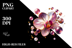 Abstract Orchid, PNG Product Image 2