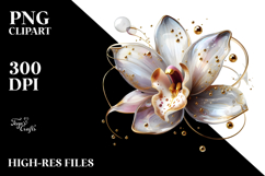 Abstract Orchid, PNG Product Image 2