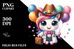 Vibrant Baby Unicorn PNG Product Image 2