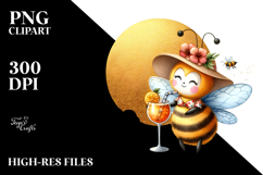 Bee Wearing Beachwear, Transparent PNG Product Image 2