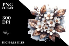 Stained Jasmine Made of Shiny Material | Sublimation Product Image 3