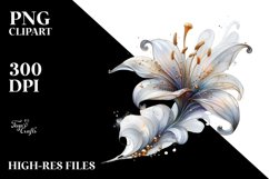 Abstract Glossy Lily Material | Clipart Product Image 3