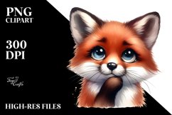 Funny Fox with Expressive Eyes | Clipart Product Image 3