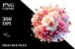 Abstract Shiny Rhododendron | Sublimation | Clipart Product Image 1