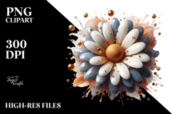Abstract Daisy Art Product Image 2