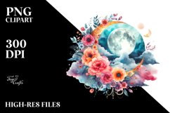 Vibrant Boho Moon Product Image 1