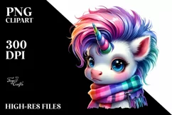 Cute Baby Unicorn PNG Product Image 3