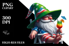 Digital Gnome with Beach Wear PNG Product Image 2