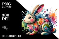 Colorful Bunny Made of Wood Title Product Image 2