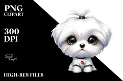 Expressive Baby Maltese PNG Product Image 2