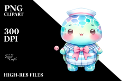 Cute Turtle Sailor Suit Clipart Product Image 2