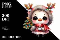 Expressive Baby Swan, High-Res PNG Product Image 1