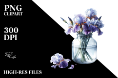 Jar with Large Iris Product Image 2