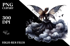 Gothic Fairy on a Cloud Title Product Image 2