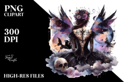 Gothic Fairy on a Cloud Title Product Image 2