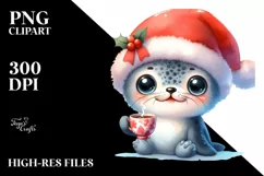Expressive Baby Seal, High-Res PNG Product Image 1