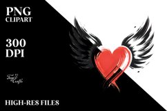 Heart with Wings, PNG Product Image 2
