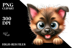 Happy Baby Cartoon Malinois, Clipart PNG Product Image 2