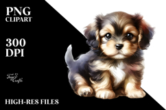 Digital Painting of Baby Puppy Product Image 2