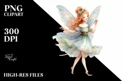 Washed Whimsical Fairy, Transparent PNG Product Image 2