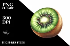 Colorful Whimsical Kiwi Sticker Clipart Product Image 3