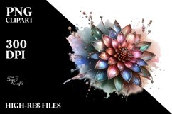 Abstract -Like Dahlia Clipart Product Image 1