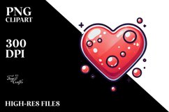 Simple Cartoon Heart PNG Product Image 2