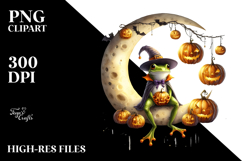Frog in Halloween Costume, Transparent PNG Product Image 2