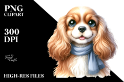 Happy Cocker Spaniel PNG Product Image 2