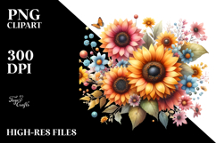Colorfull Horizontal Sunflower Product Image 2