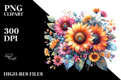 Colorfull Horizontal Sunflower Product Image 2
