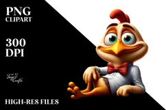 Silly Chicken with Bow Tie Product Image 2