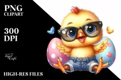 Baby Chicken Big Eyes Sunglasses | Clipart Product Image 1