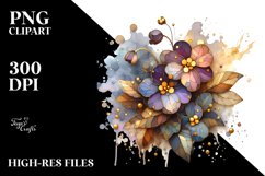 Abstract Stained Impatiens | Clipart Product Image 3