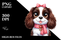 Watercolor Cute English Springer Spaniel PNG Product Image 2