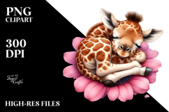 Sleeping Baby Giraffe Product Image 2