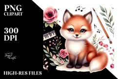Energetic Fox PNG Product Image 2