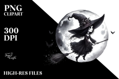 Gothic Funny Witch PNG Product Image 2