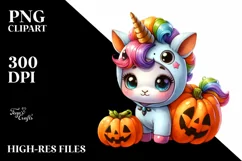 Baby Unicorn Halloween Pumpkin Costume Product Image 1