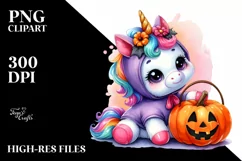 Adorable Baby Unicorn in Halloween Costume Product Image 1