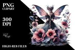 Gothic Fairy on a Flower Title Product Image 2