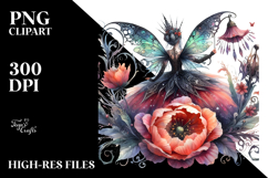 Gothic Fairy on a Flower Title Product Image 2