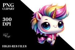 Dancing Cute Unicorn PNG Product Image 2