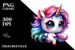 Cute Unicorn Vibrant Drawing Title Product Image 2