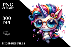 Cute Unicorn Vibrant Drawing Title Product Image 2