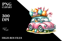 Charmingly Whimsical Car, PNG Product Image 2
