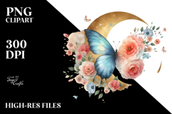 Cute Spring Butterfly PNG Product Image 2
