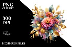 Vibrant Bouquet with Zinnia Product Image 3