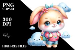 Adorable Baby Bunny, PNG Product Image 2