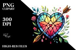 Stained Hearth PNG Product Image 2